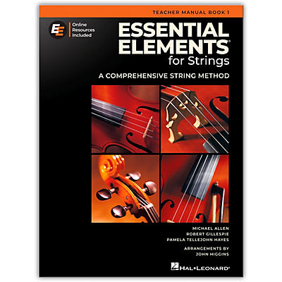 Hal Leonard Essential Elements for Strings-Book 1 with EEi-Teacher Manual (revised)