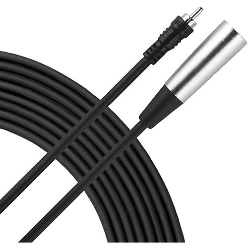 Live Wire Essential Interconnect Cable RCA Male to XLR Male 5 ft. Black