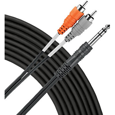 Live Wire Essential Interconnect Y-Cable 1/4" TRS Male to RCA Male