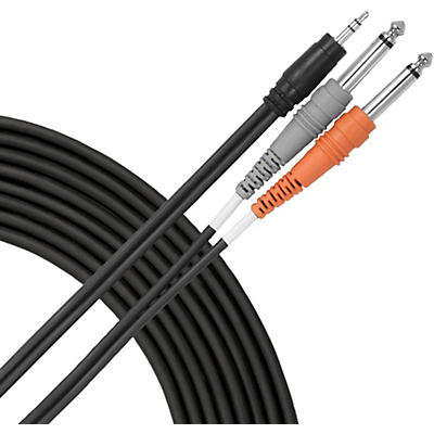 Live Wire Essential Interconnect Y-Cable 3.5 mm TRS Male to 1/4" TS Male