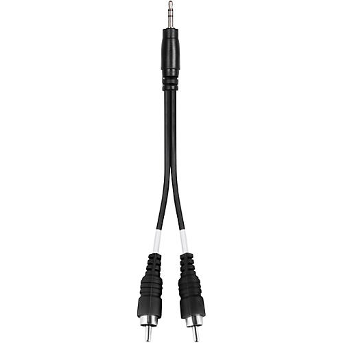 Livewire Essential Interconnect Y-Cable 3.5 mm TRS Male to RCA Male 10 ft. Black