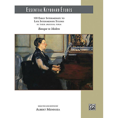 Alfred Essential Keyboard Etudes Comb Bound Book Early Intermediate to Late Intermediate