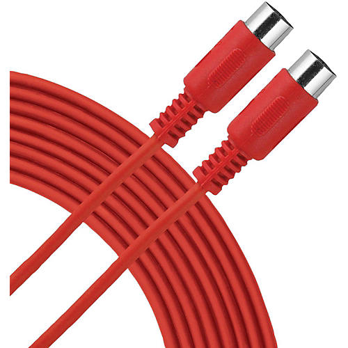 Live Wire Essential MIDI Cable 10 ft. Red