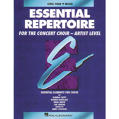 Hal Leonard Essential Repertoire for the Concert Choir - Artist Level Mixed Part-Learning CDs(4) by Glenda Casey