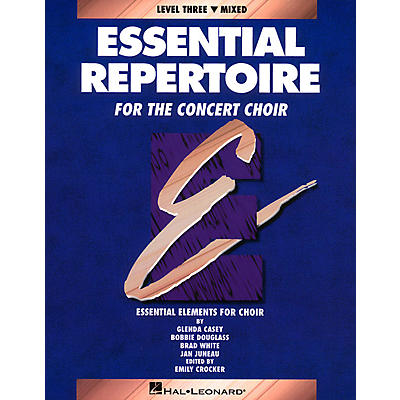 Hal Leonard Essential Repertoire for the Concert Choir Mixed Perf/Acc CDs (2) Composed by Glenda Casey