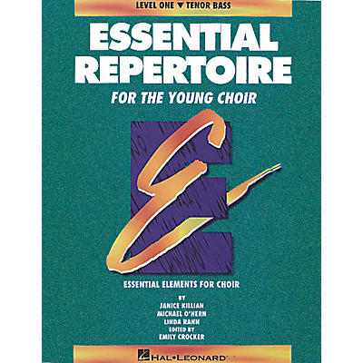 Hal Leonard Essential Repertoire for the Young Choir Tenor Bass Part-Learning CDs 3 Composed by Janice Killian