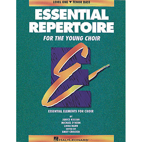Hal Leonard Essential Repertoire for the Young Choir Tenor Bass Part-Learning CDs 3 Composed by Janice Killian