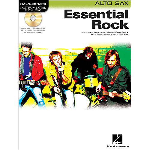 Essential Rock for Alto Sax Book/CD Instrumental Play-Along