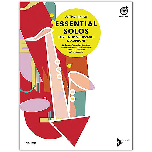 ADVANCE MUSIC Essential Solos for Tenor and Soprano Saxophone Tenor/Soprano Saxophone Book & CD