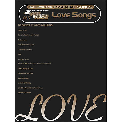 Essential Songs - Love Songs E-Z Play 265