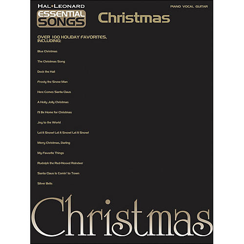Essential Songs Christmas arranged for piano, vocal, and guitar (P/V/G)