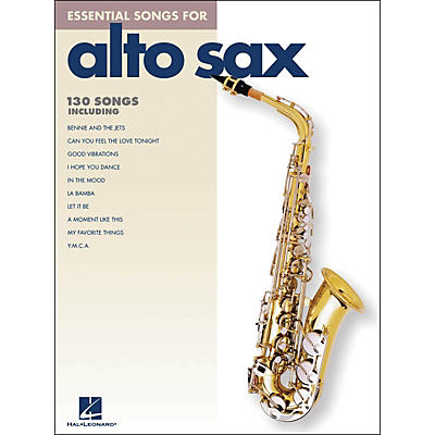 Hal Leonard Essential Songs For Alto Sax