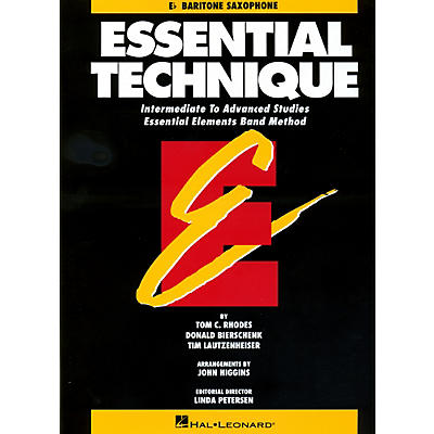 Hal Leonard Essential Technique For E Flat Baritone Saxophone - Intermediate To Advanced Studies