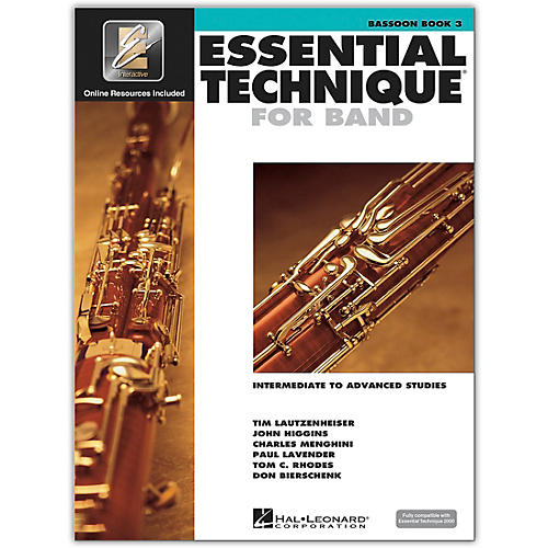 Essential Technique for Band - Bassoon 3 Book/Online Audio