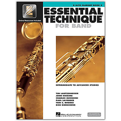 Hal Leonard Essential Technique for Band - Eb Alto Clarinet 3 Book/Online Audio