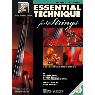 Hal Leonard Essential Technique for Strings - Teacher Manual (Book 3 with EEi and CD)