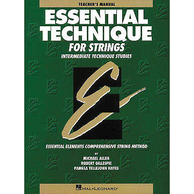 Hal Leonard Essential Technique for Strings Teacher's Manual