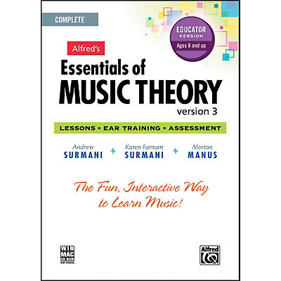 Alfred Essentials of Music Theory: Version 3 CD-ROM Educator Version Complete