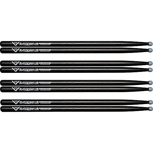Eternal Black Destroyer Drumsticks, Nylon - Buy 3 Get 1 Free