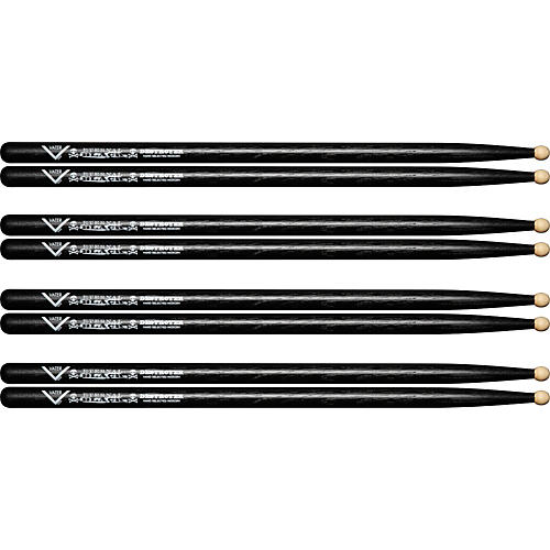 Eternal Black Destroyer Drumsticks, Wood - Buy 3 Get 1 Free