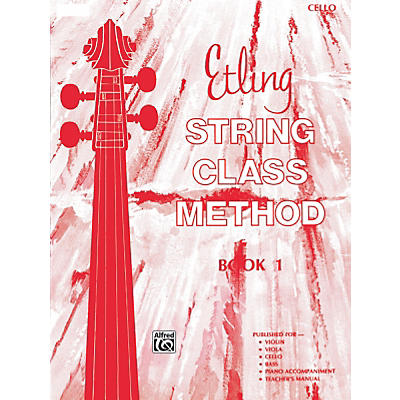 Alfred Etling String Class Method Book 1 Cello
