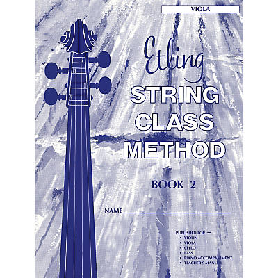 Alfred Etling String Class Method Book 2 Viola