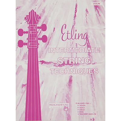 Alfred Etling String Class Method Book 2 Violin