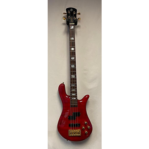 Spector Euro 4LX Electric Bass Guitar Trans Red
