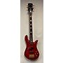 Used Spector Euro 4LX Electric Bass Guitar Trans Red
