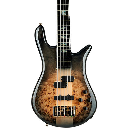 Spector Euro 5 Custom 5 String Electric Bass Natural Black Burst Gloss