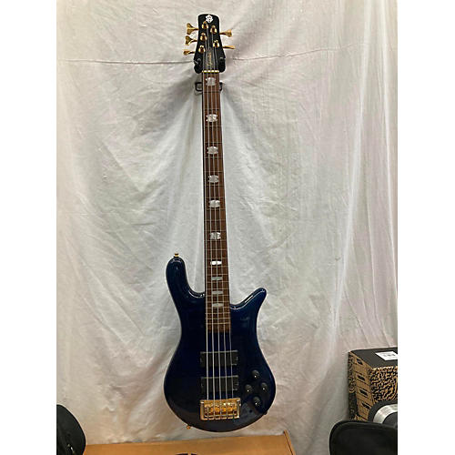 Spector Euro5 Electric Bass Guitar Sapphire Blue Trans