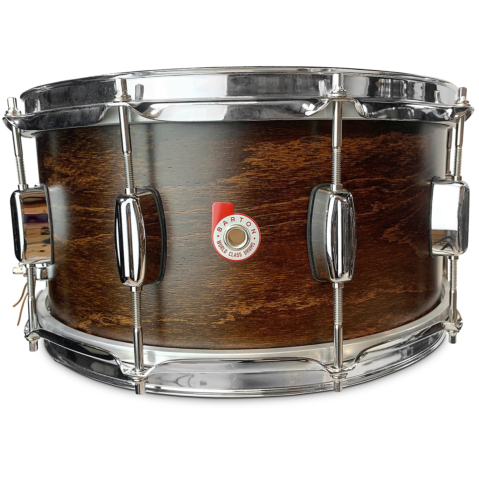 Barton Drums European Beech Snare Drum 14 x 6.5 in. Dark Brown Satin