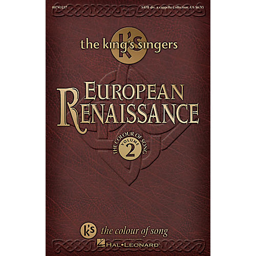 Hal Leonard European Renaissance (Collection - The Colour of Song, Vol. 2) SATB A Cappella by The King's Singers