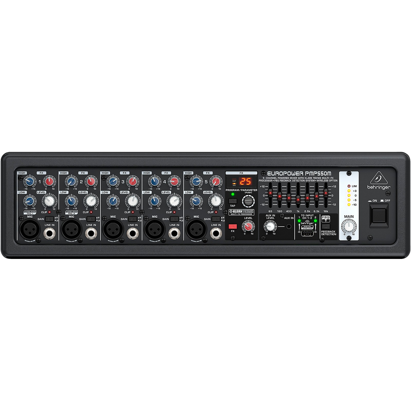 Powered Mixers BEHRINGER EUROPOWER PMP550M Musical