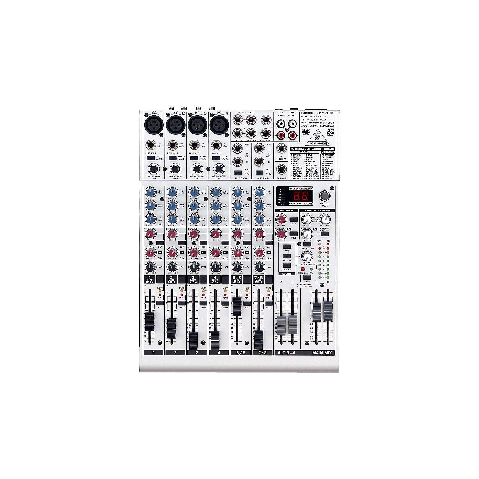 Behringer Eurorack UB1204FX-PRO Mixer | Musician's Friend