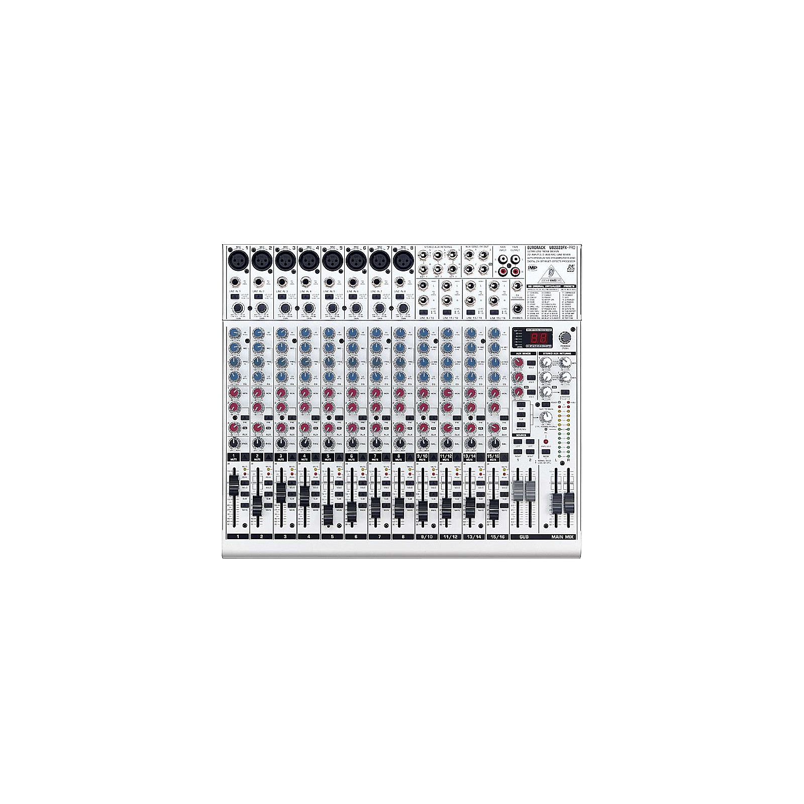 Behringer Eurorack UB2222FXPRO Mixer Musician's Friend