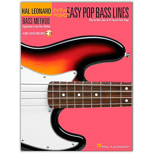 Even More Easy Pop Bass Lines (Book/Online Audio)