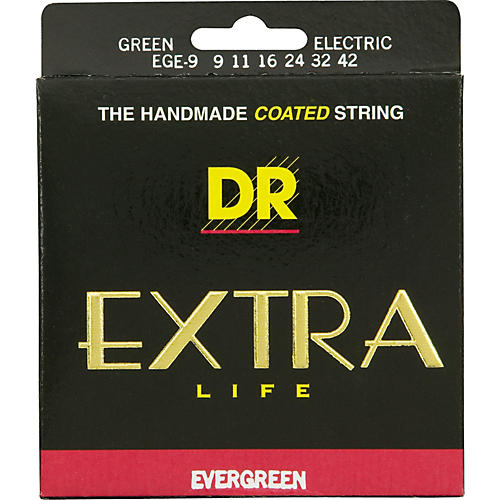 Evergreen Coated Lite Electric Guitar Strings