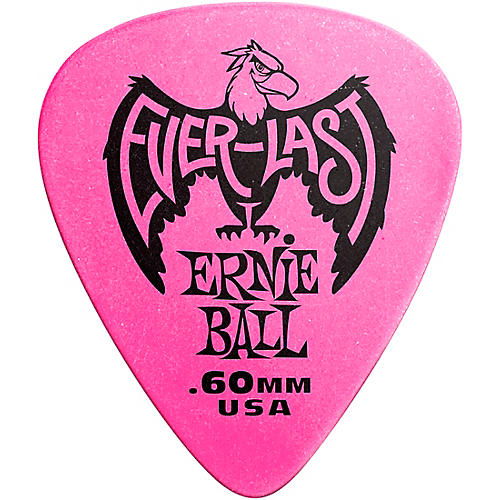 Ernie Ball Everlast Delrin Picks 12 Pack .60 mm 12 Pack