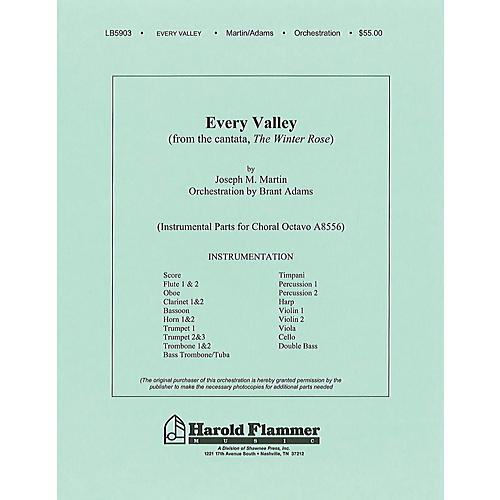 Every Valley (from The Winter Rose) Score & Parts composed by Joseph M. Martin