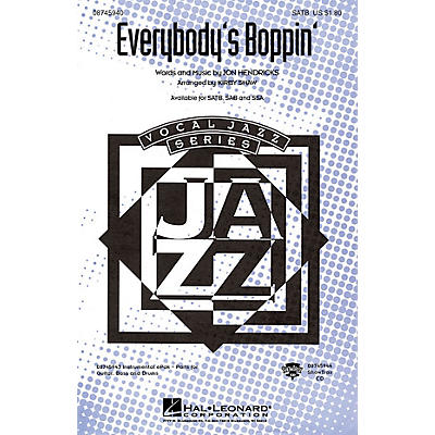 Hal Leonard Everybody's Boppin' SAB Arranged by Kirby Shaw