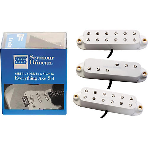 Seymour Duncan Everything Axe Single-Coil Electric Guitar Pickup Set White