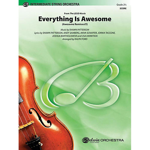 Everything Is Awesome (from The LEGO Movie) String Orchestra Grade 2.5