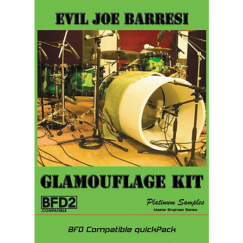 Platinum Samples Evil Joe Barresi Glamouflage Kit QuickPack for BFD