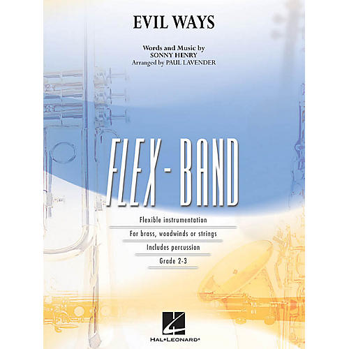 Hal Leonard Evil Ways Concert Band Level 2-3 Arranged by Paul Lavender