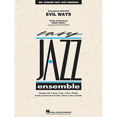 Hal Leonard Evil Ways Jazz Band Level 2 by Santana Arranged by Rick Stitzel