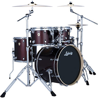 Ludwig Evolution 5-Piece Drum Set With Paiste Cymbals -