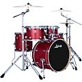 Ludwig Evolution 5-Piece Drum Set With Paiste Cymbals - Prosecco SparkleCrimson Sparkle