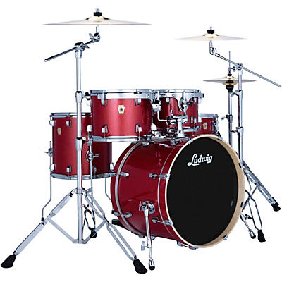 Ludwig Evolution 5-Piece Drum Set With Paiste Cymbals -