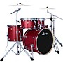 Ludwig Evolution 5-Piece Drum Set With Zildjian I Series Cymbals - Crimson Sparkle